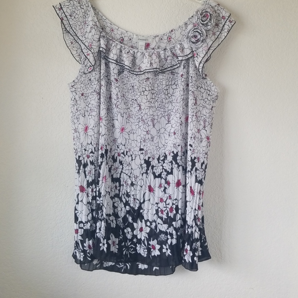 Dress Barn Plus Size 22 Accordian Style Tunic
